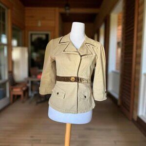 TAN/BROWN JACKET